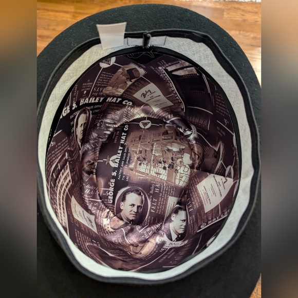 The Bailey Ice Top hat, a vintage tall crown style  wool, Size Medium unisex - Picture 3 of 13